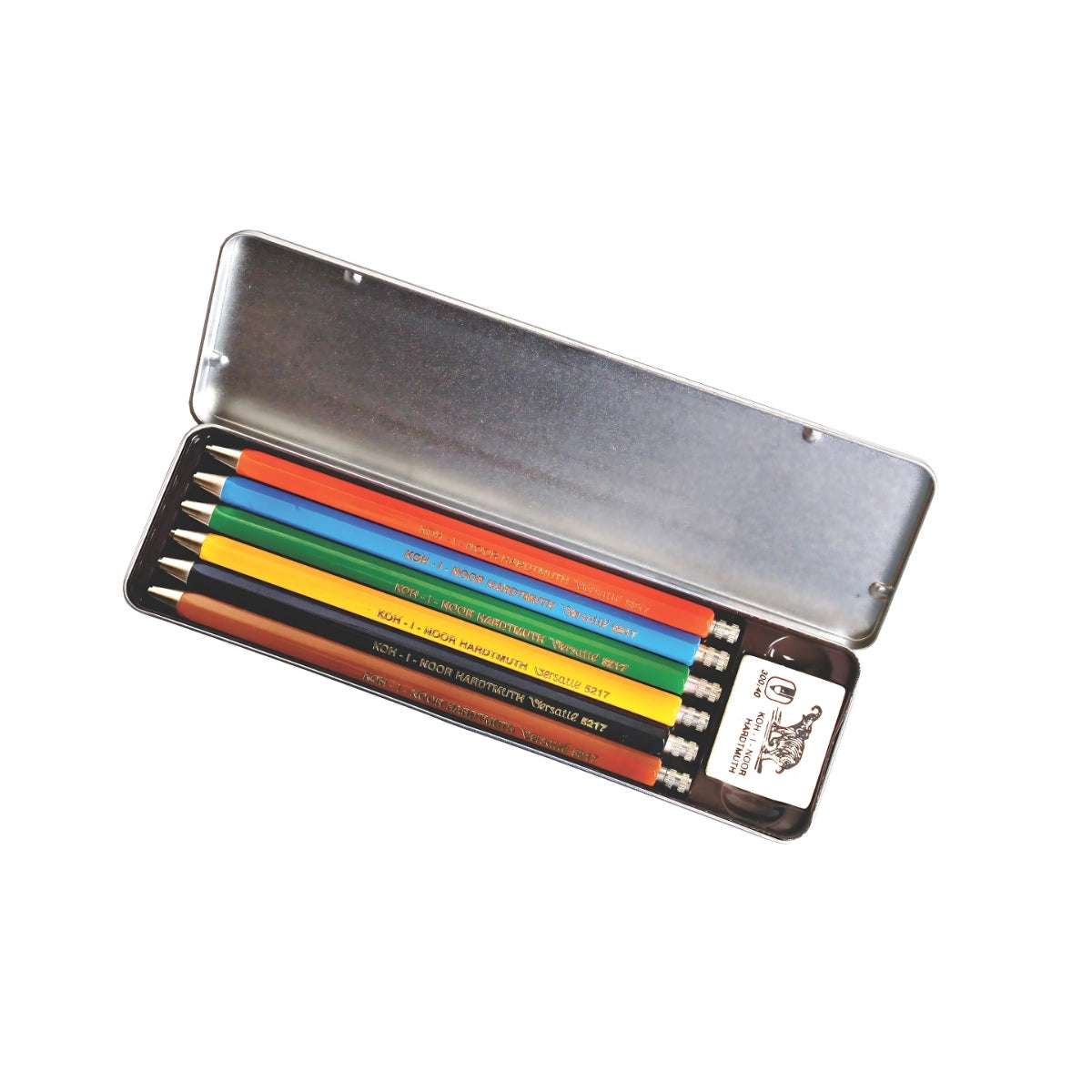 Estojo Metálico Lapiseira Versatil 2,0mm 6 Unidades - Koh-i-noor - 5217