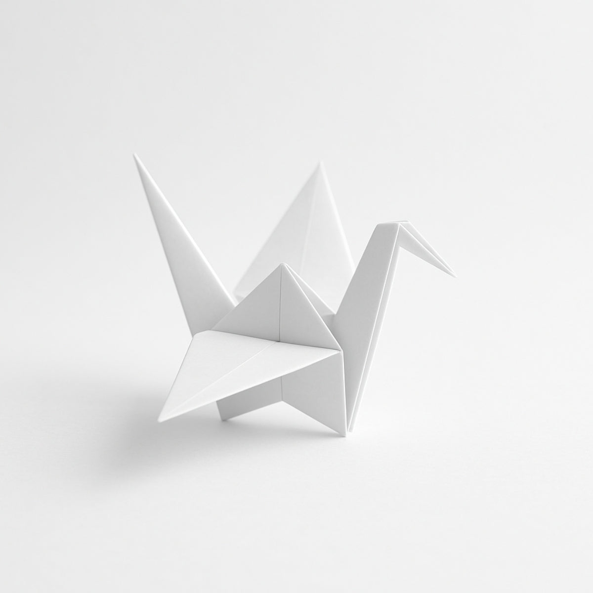 Papel Dobrável Origami 100 Folhas Aiai Branco 7,5x7,5cm - No.36 - Miwa