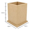 Porta Lápis com Base Mdf Cru 8,5x8,8x10,5cm