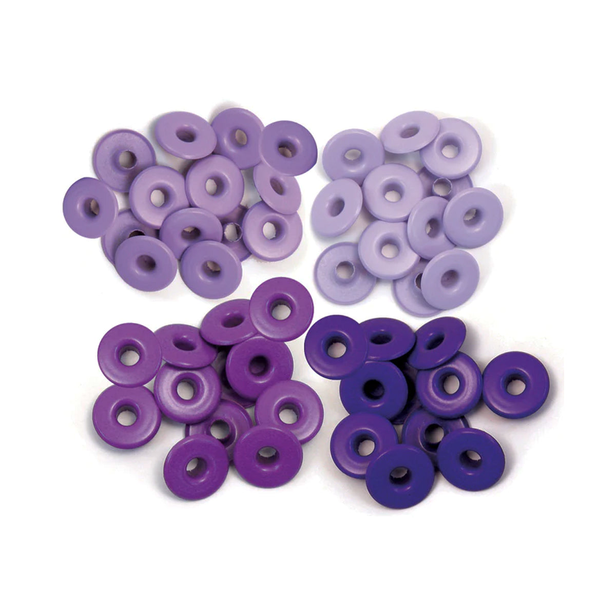 Kit de Ilhoses Wide Eyelets Roxo 40 Peças - We R Memory Keepers