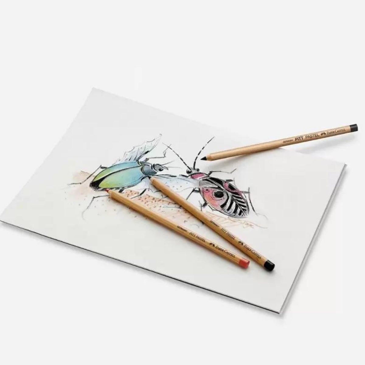Estojo Lápis Pastel Seco Pitt 60 Cores Faber-castell 112160