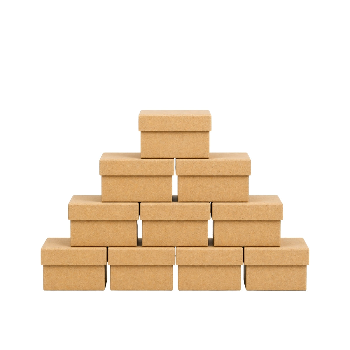 Caixa Tampa Sapato Mdf Cru 6x6x5cm com 10 Unidades