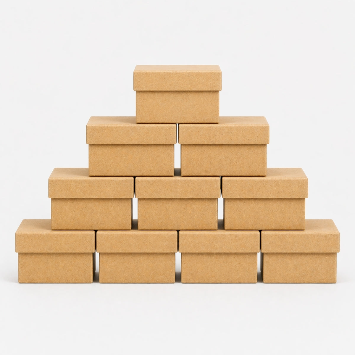 Caixa Tampa Sapato Mdf Cru 6x6x5cm com 10 Unidades
