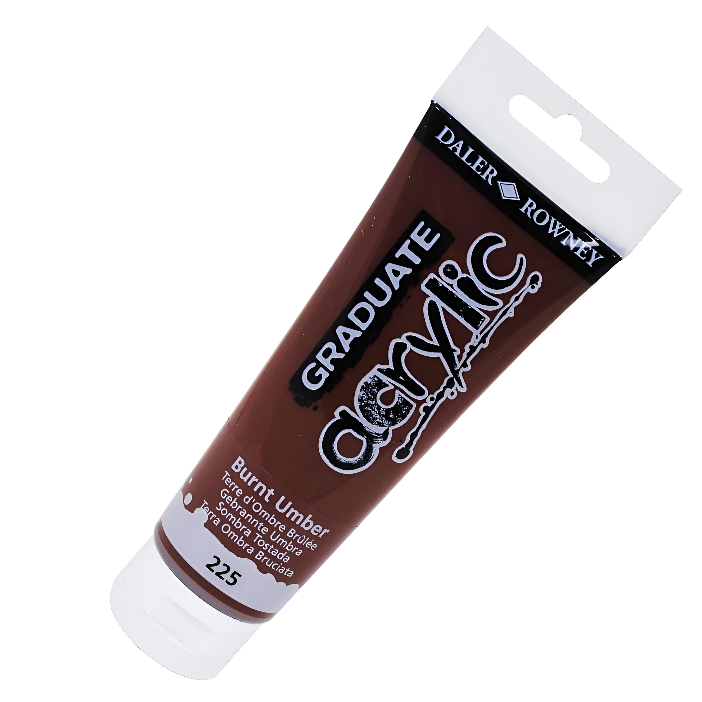 Tinta Acrílica Graduate 120ml Daler & Rowney - 225 Burnt Umber