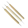 Kit Boleadores Madeira Ponta Metal Sinoart com 3 Unidades