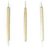 Kit Boleadores Madeira Ponta Metal Sinoart com 3 Unidades