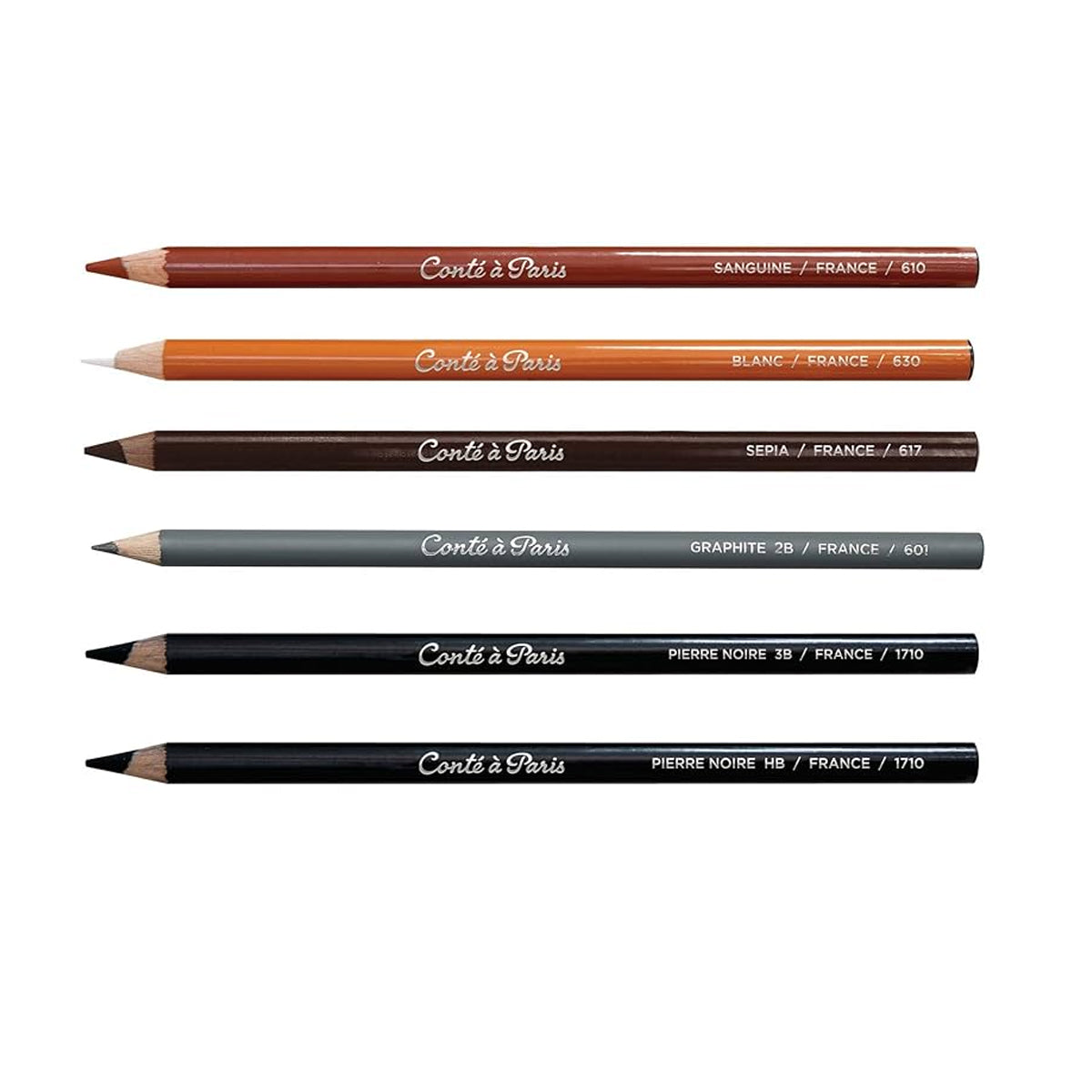 Estojo Lápis para Desenho Conté À Paris Sketching Crayon com 21 Peças