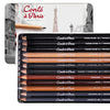 Estojo Lápis para Desenho Conté À Paris Sketch Set com 12 Cores