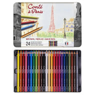 Estojo Lápis Pastel Seco Conté À Paris com 24 Cores