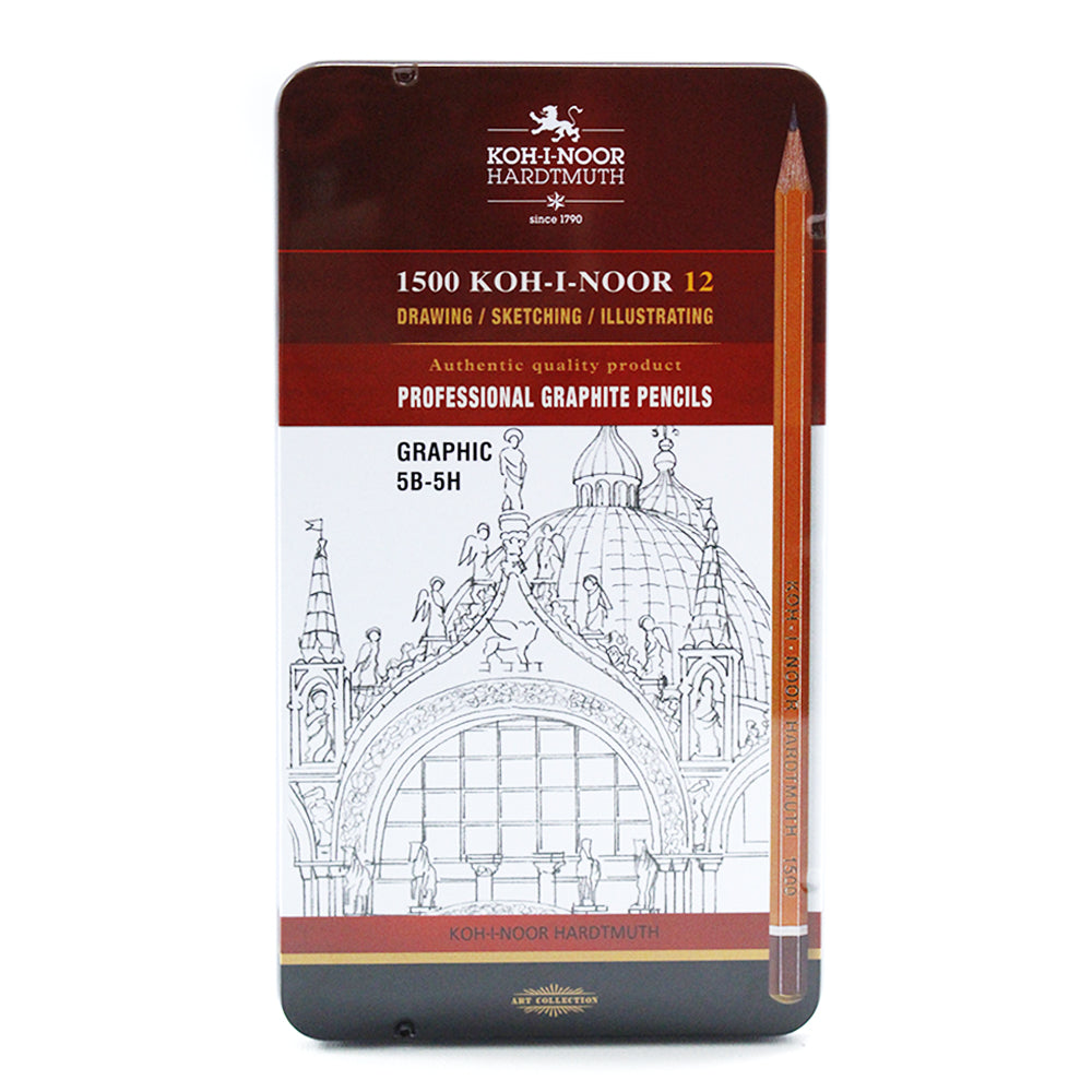 Estojo Lápis Graduado Profissional Graphic 12 Graduações - Koh-i-noor - 1502-iii Grf