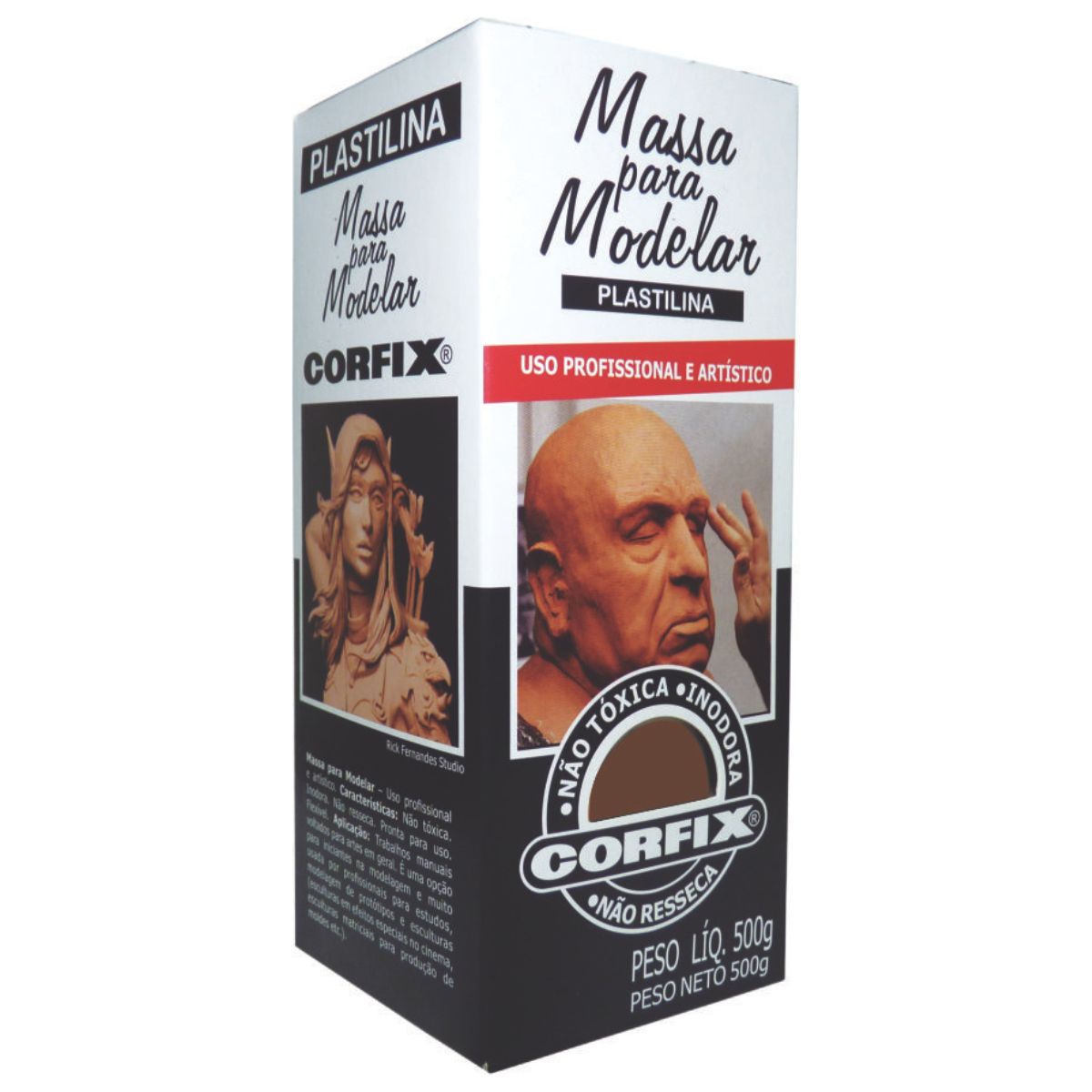 Massa de Modelar Plastilina Corfix 500g