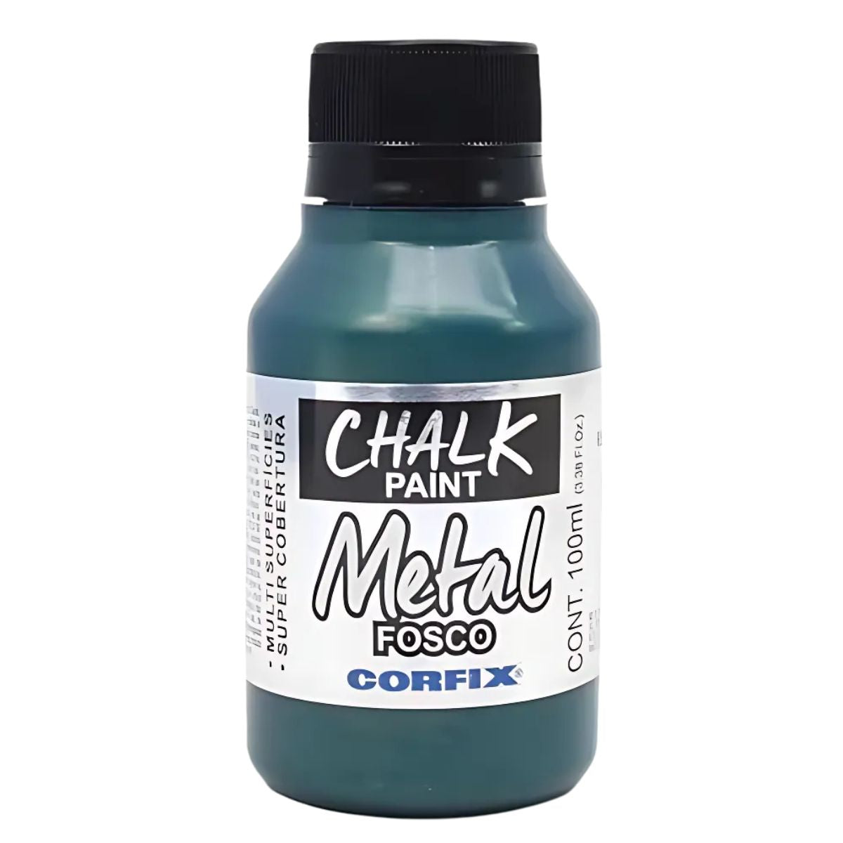 Tinta Chalk Paint Metálica Fosca Corfix 100ml - 23111