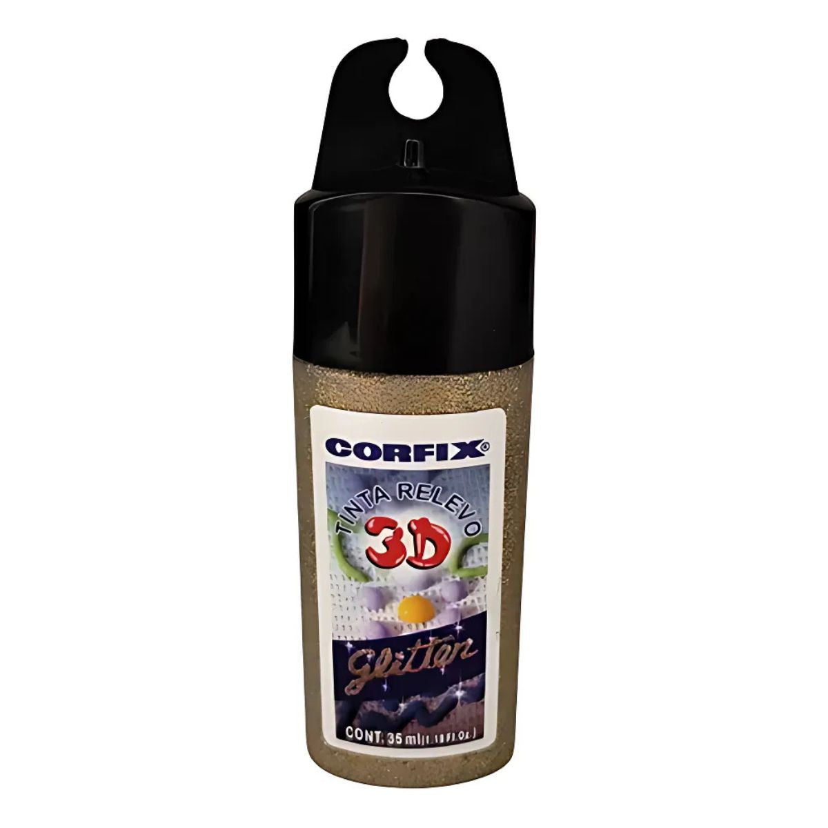 Tinta Relevo 3D Corfix Glitter 35ml - 14600