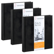 Bloco de Desenho Hahnemühle Sketch Book D&s 140g/m² Quadrado Preto Com 80 Folhas