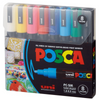 Estojo Caneta Posca  Pc-5m Ponta Media 2.5Mm com 8 Cores
