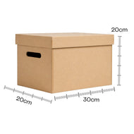 Caixa Organizadora Cx Organ Madeira Mdf Cru 30x20x20cm