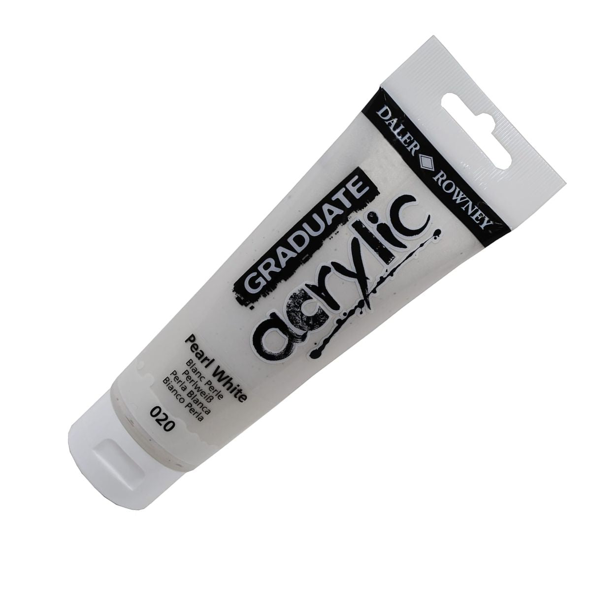 Tinta Acrílica Graduate 120ml Daler & Rowney - 020 Pearl White