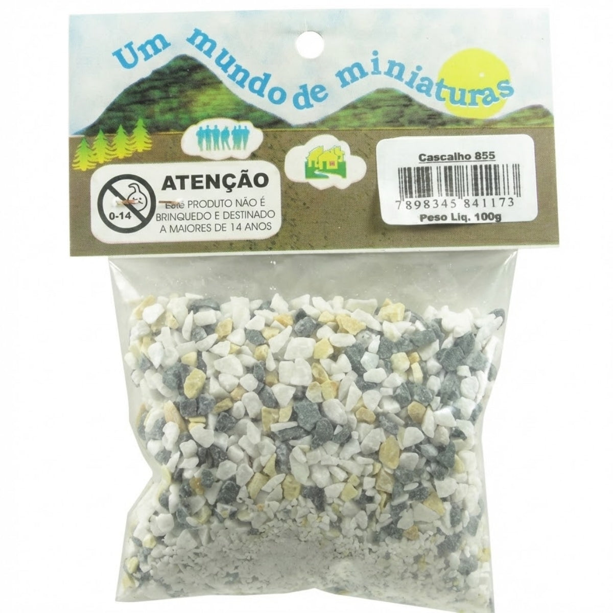 Miniatura para Maquete Cascalho 100gr 855 - Minitec