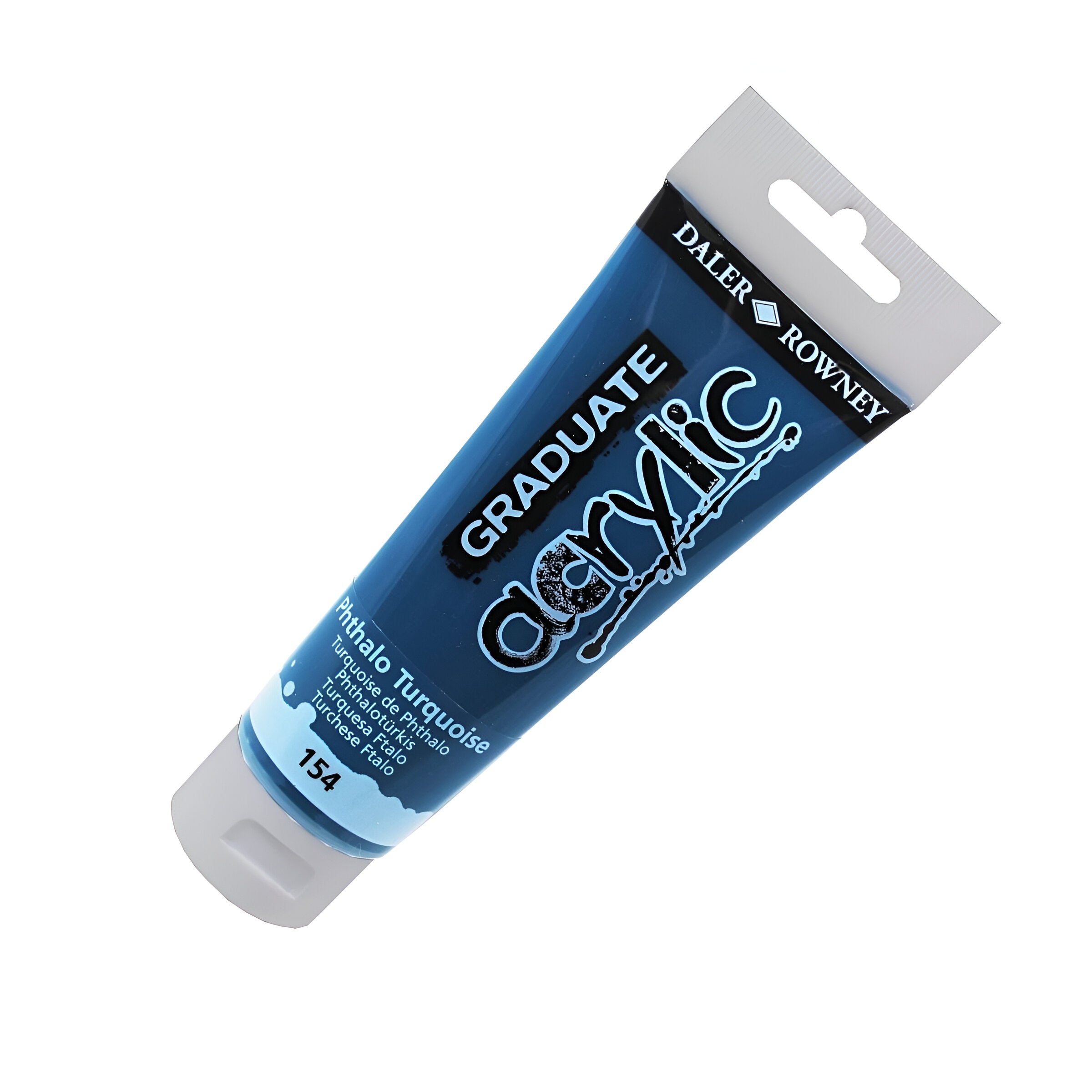 Tinta Acrílica Graduate 120ml Daler & Rowney - 154 Phthalo Turquoise