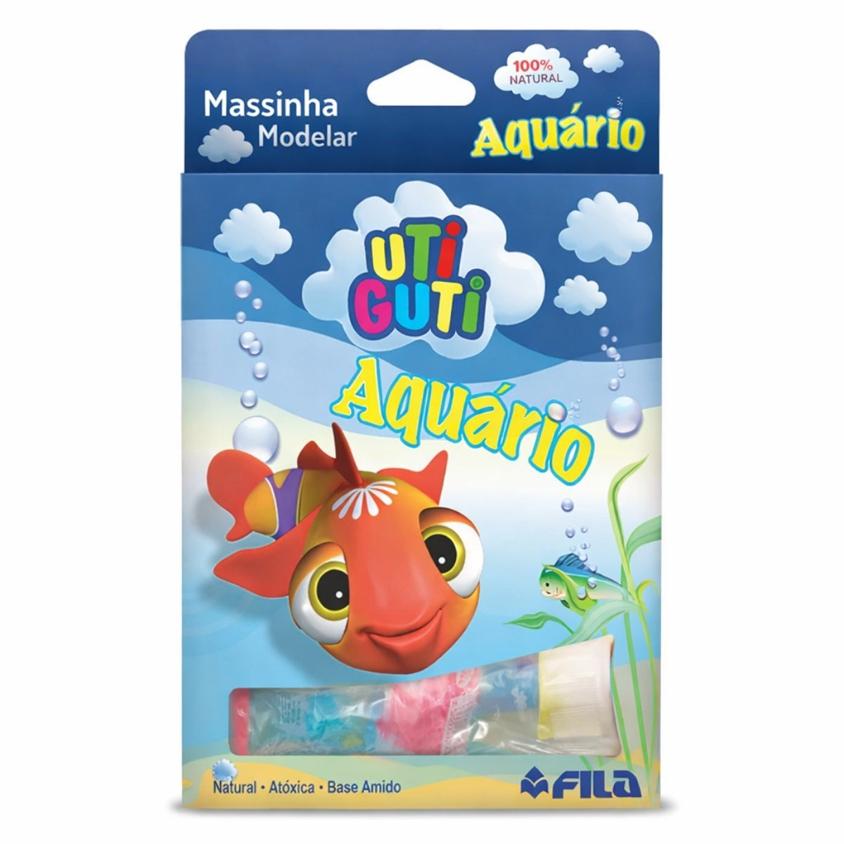 Estojo Massinha para Modelar Aquário - Utiguti