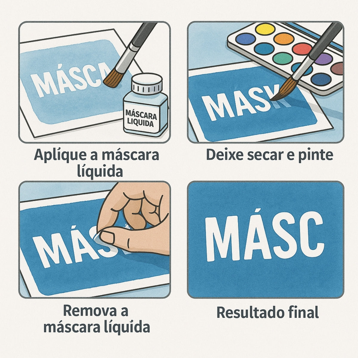 Máscara Líquida 75ml - Royal & Talens 24280052
