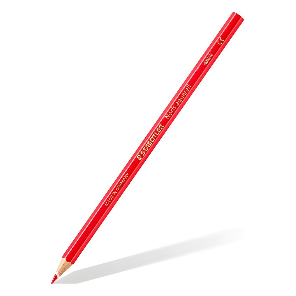 Estojo de Lápis de Cor Staedtler Aquarelável Noris 12 Cores com Pincel