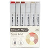 Marcador Artístico Sinoart Tons de Sketch com 06 Cores