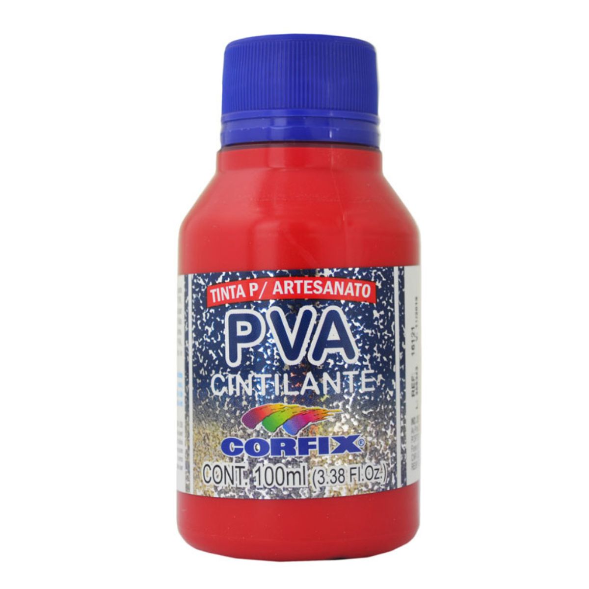 Tinta PVA Para Artesanato Corfix Cintilante 100ml - 16121