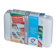 Estojo de Aquarela em Pastilhas Van Gogh com 12 Cores - Royal & Talens 20808632