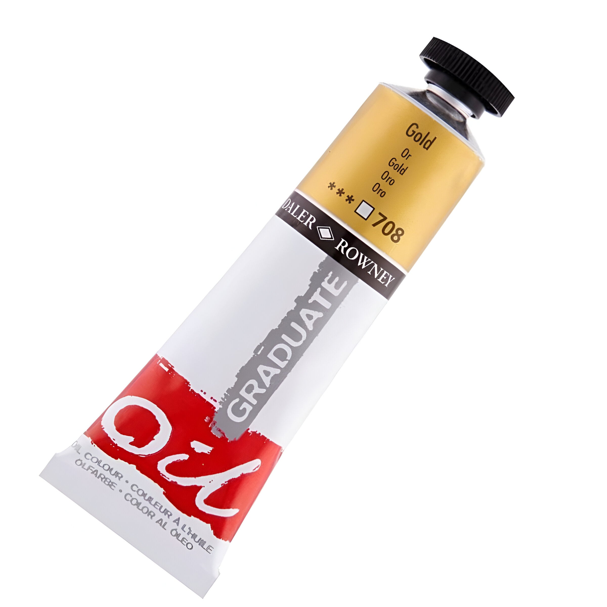 Tinta Oleo Graduate 38ml Metal 708 - Gold