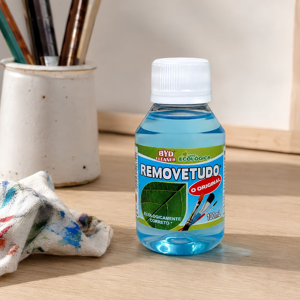 Removetudo para Limpeza de Pincéis e Materiais Artísticos - Byo Cleaner