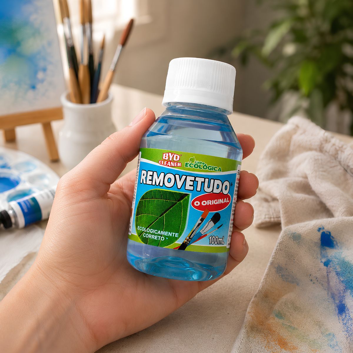 Removetudo para Limpeza de Pincéis e Materiais Artísticos - Byo Cleaner