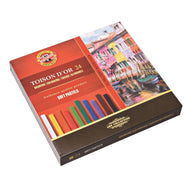 Estojo Giz Pastel Seco Carré Toison D'or 24 Cores - Koh-i-noor - 8584