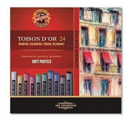 Estojo Giz Pastel Seco Toison D'or 24 Cores - Koh-i-noor - 8514