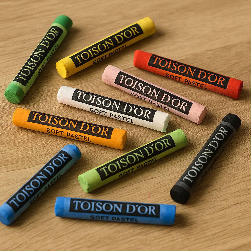 Estojo Giz Pastel Seco Toison D'or 6 Cores - Koh-i-noor - 8511