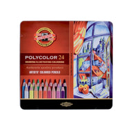 Estojo Lápis de Cor Artístico Polycolor 24 Cores - Koh-i-noor - 3824