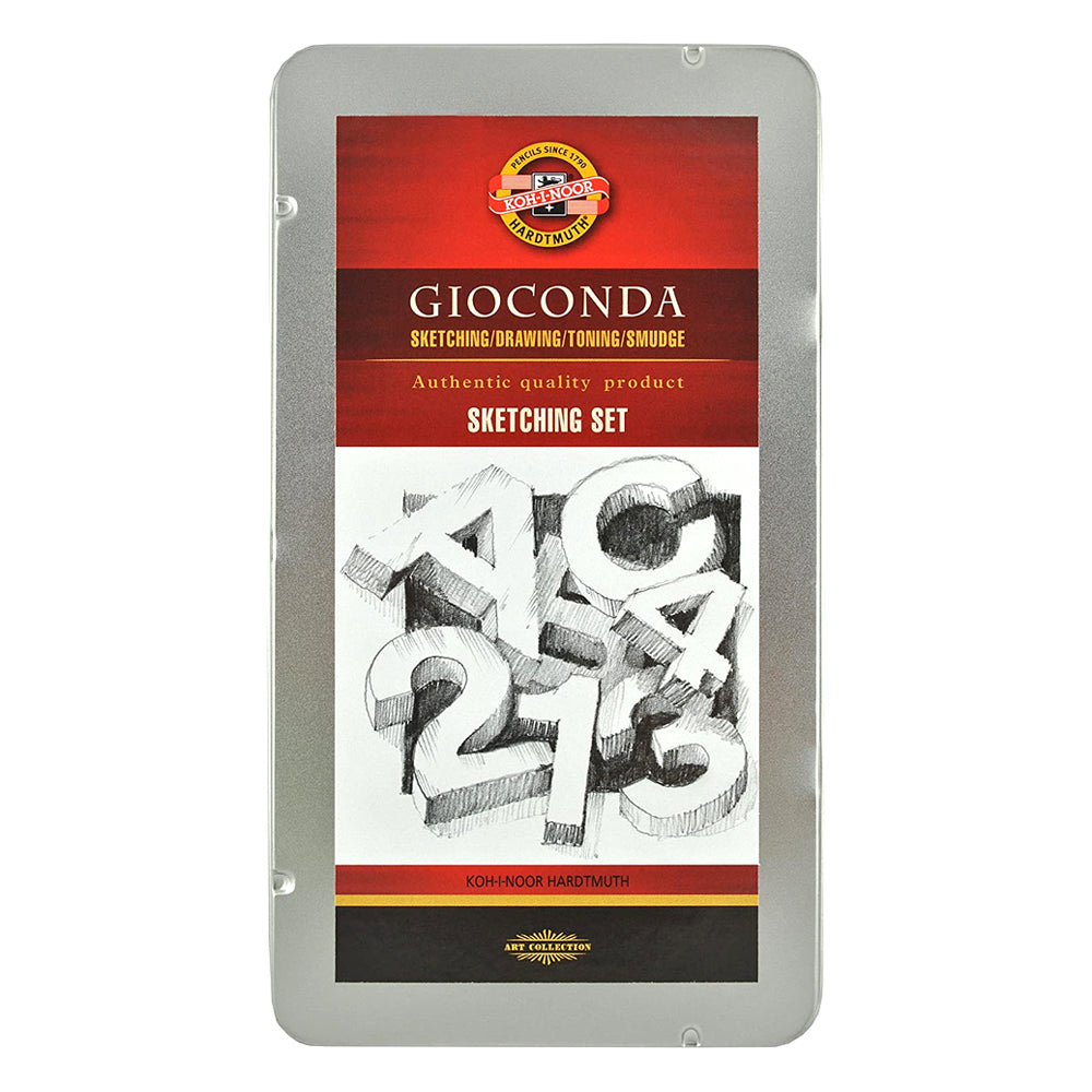 Estojo Metal Gioconda Sketching Set 9 Itens - Koh-i-noor - 8892