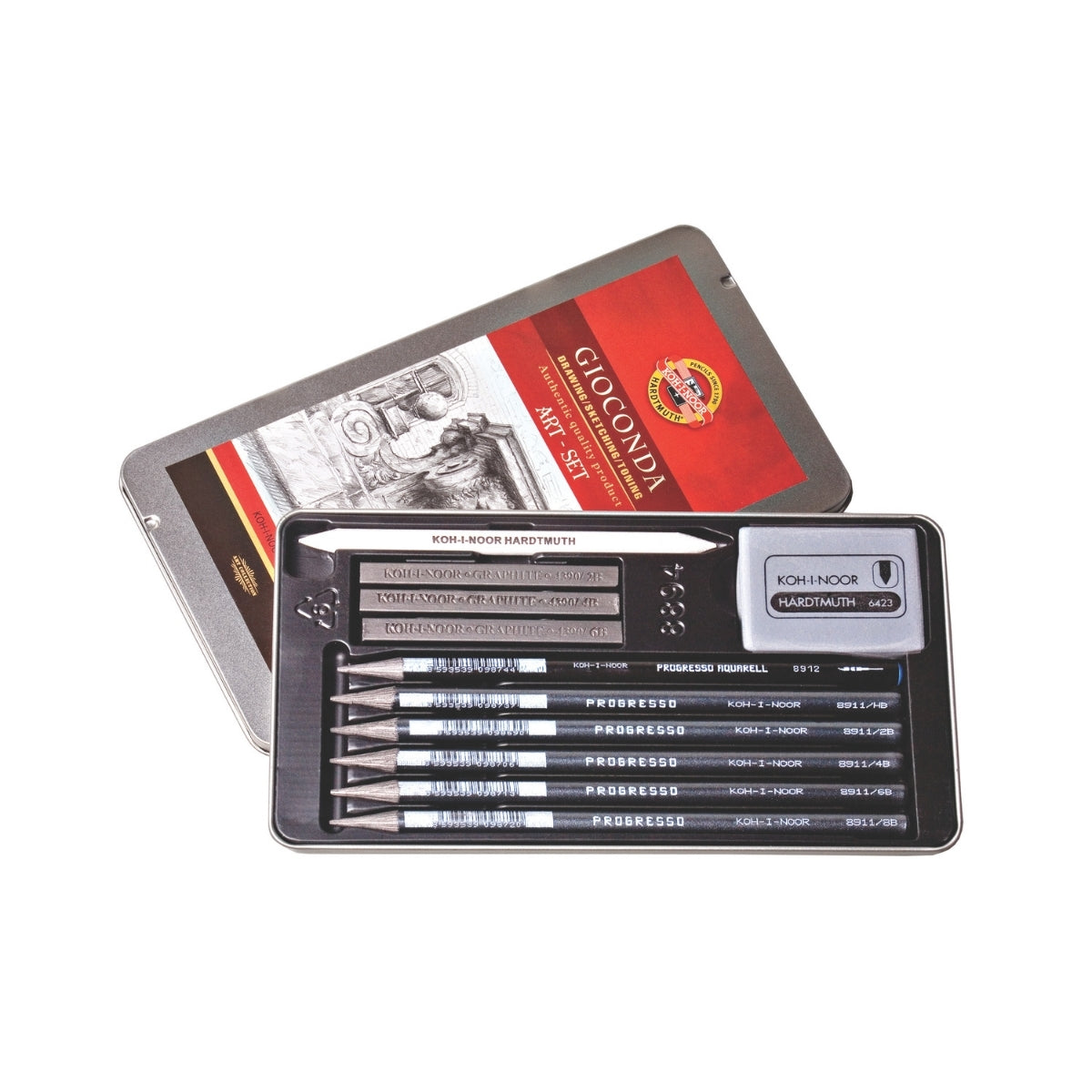 Estojo Metal Gioconda Art Set - Koh-i-noor - 8894