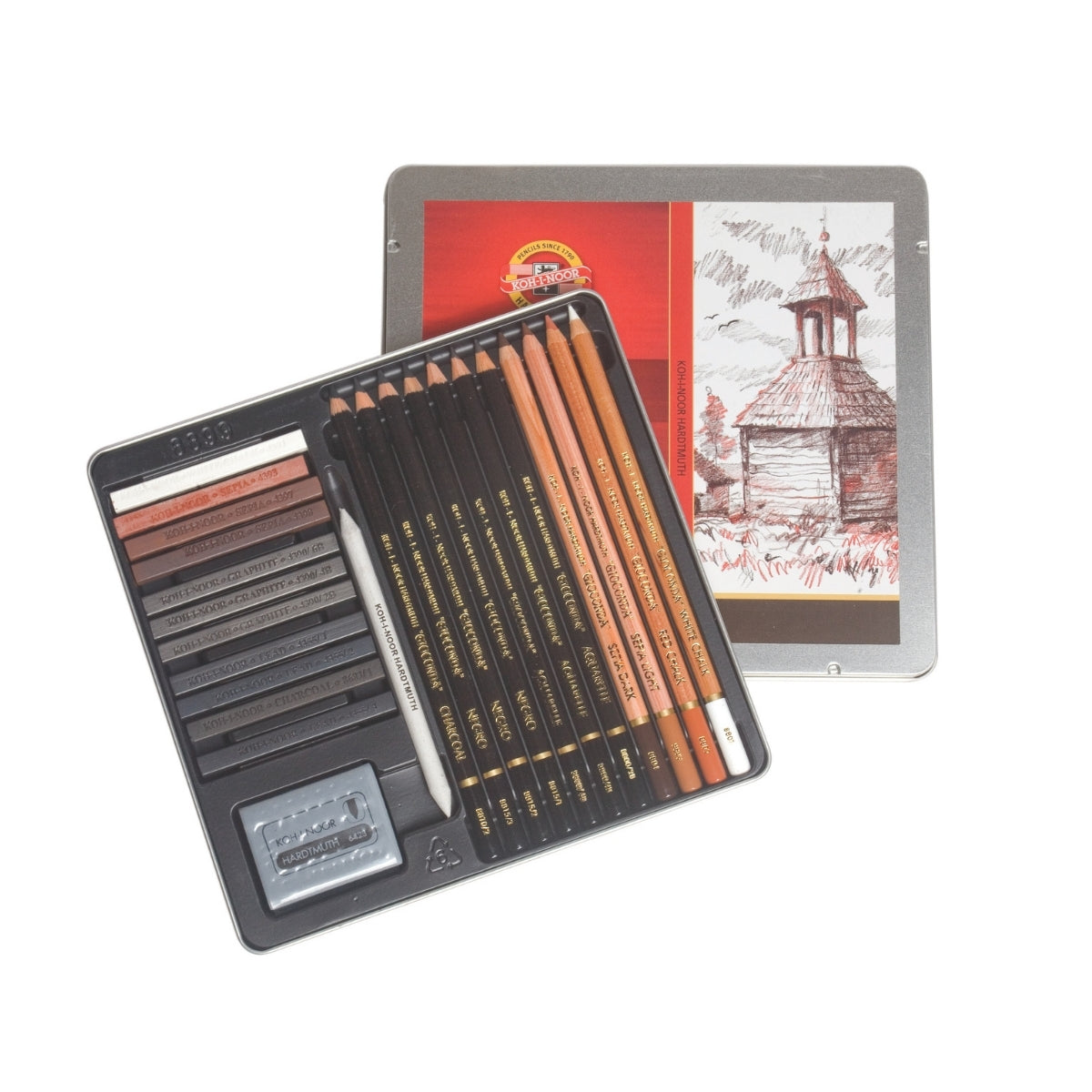 Estojo Artístico Metal Gioconda Art Set Koh-i-noor 8899