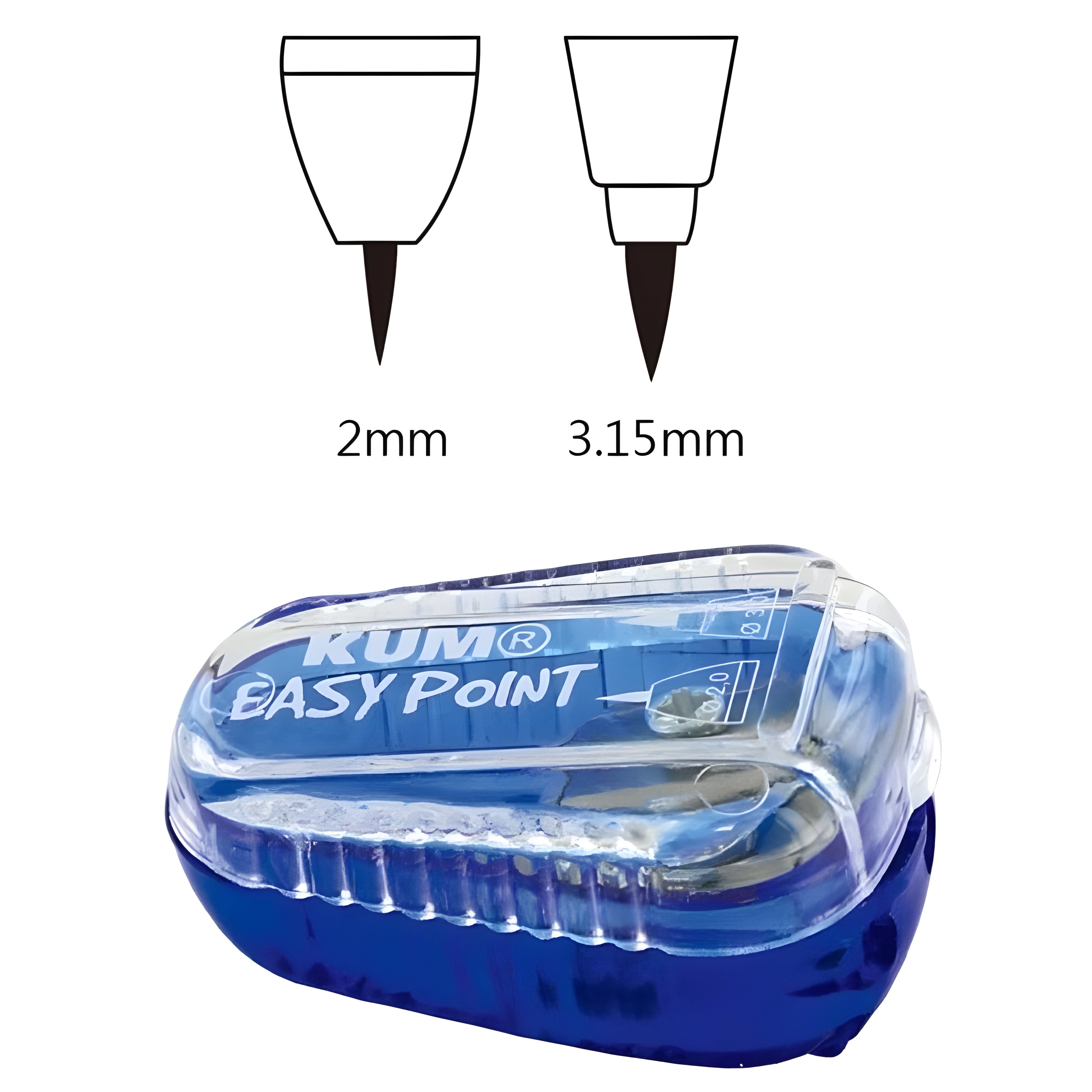 Apontador de Lápis 2 Furos KUM Easy Point - 1057112
