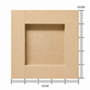 Quadro Madeira Mdf Cru 15x15cm 1,5mm