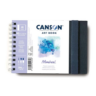 Caderno Aquarela Canson Montval Espiral 24 Folhas Art Book A5 300g C31200L003