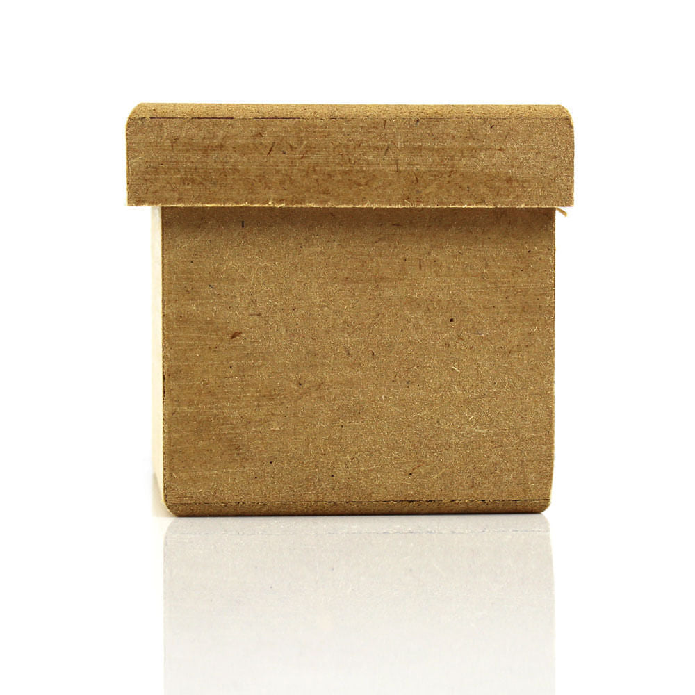 Caixa Tampa Sapato Mdf Cru 8x8x8cm com 10 Unidades