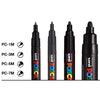 Kit Posca Artist's Collection Nibs Preto com 4 Unidades