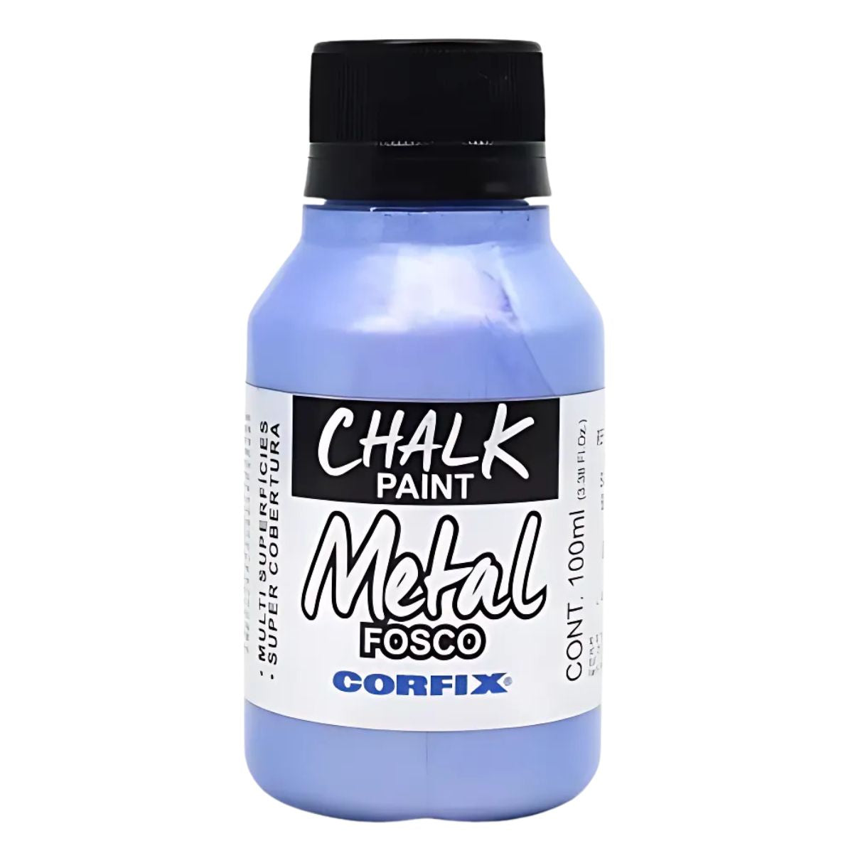 Tinta Chalk Paint Metálica Fosca Corfix 100ml - 23111