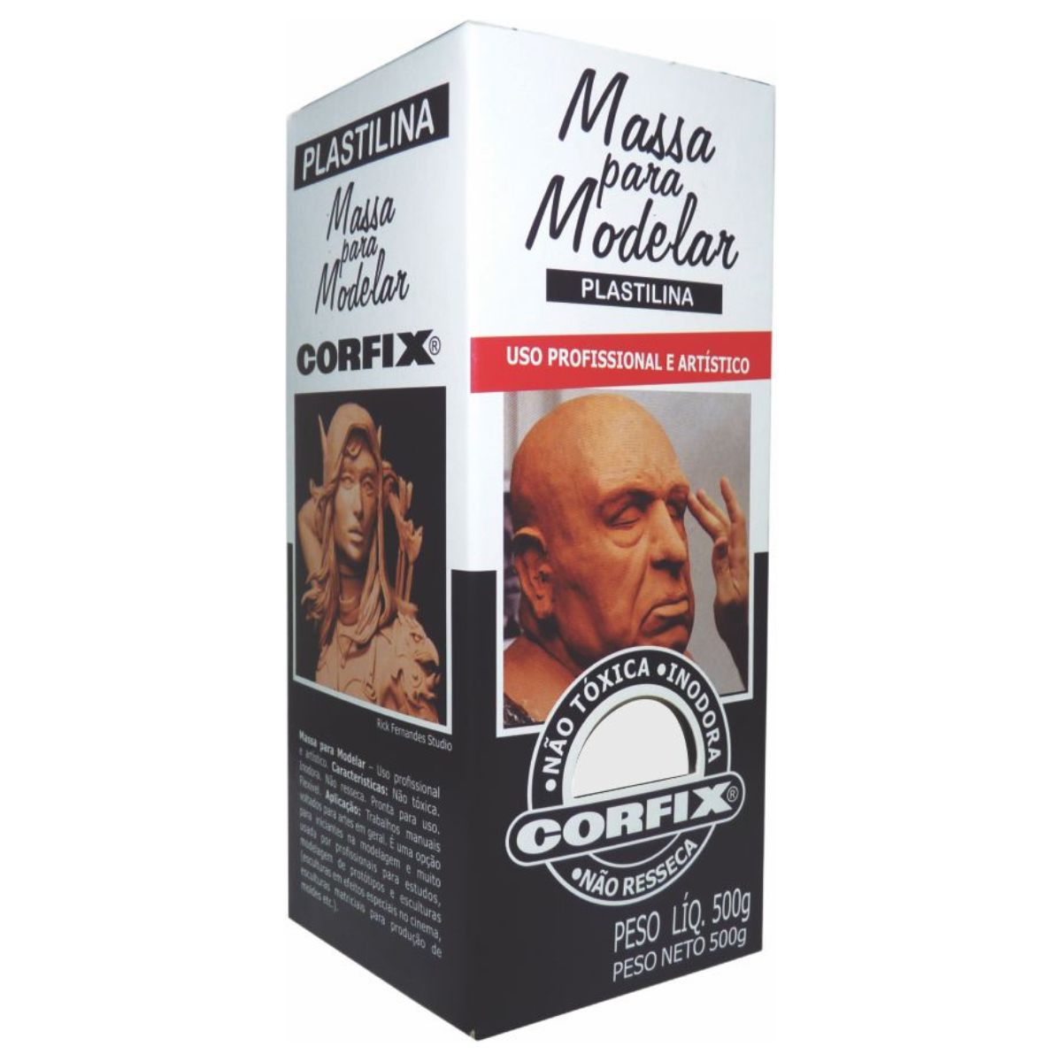Massa de Modelar Plastilina Corfix 500g