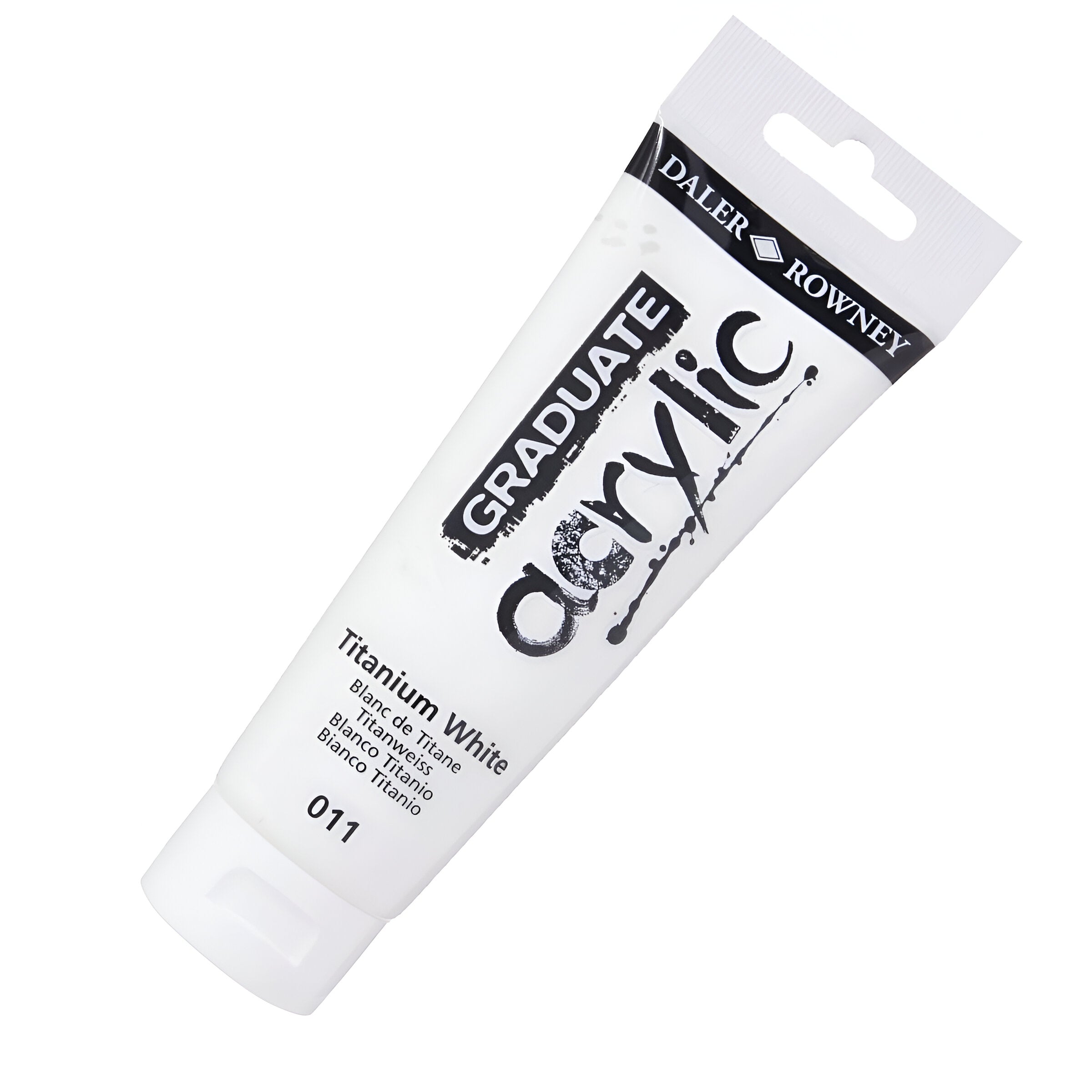 Tinta Acrílica Graduate 120ml Daler & Rowney - 011 Titanium White