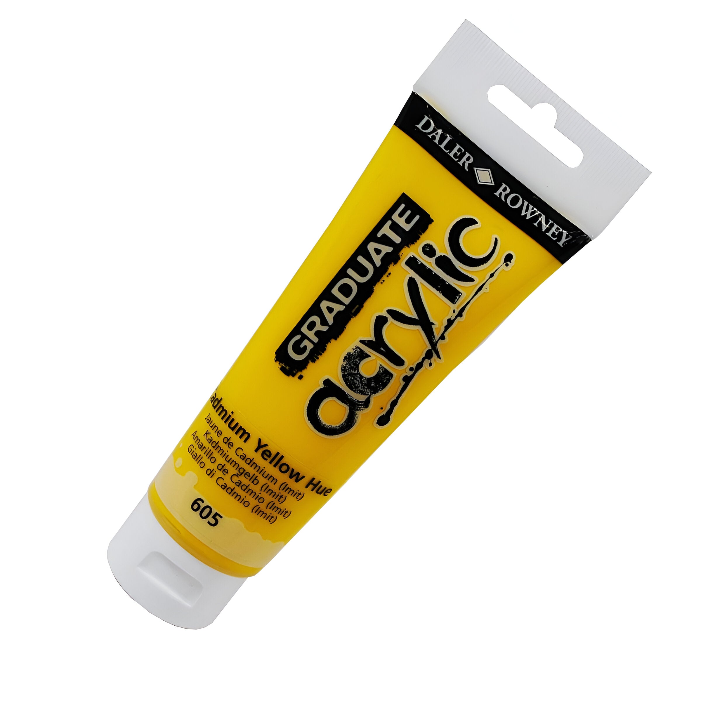 Tinta Acrílica Graduate 120ml Daler & Rowney - 605 Cadmium Yellow Hue