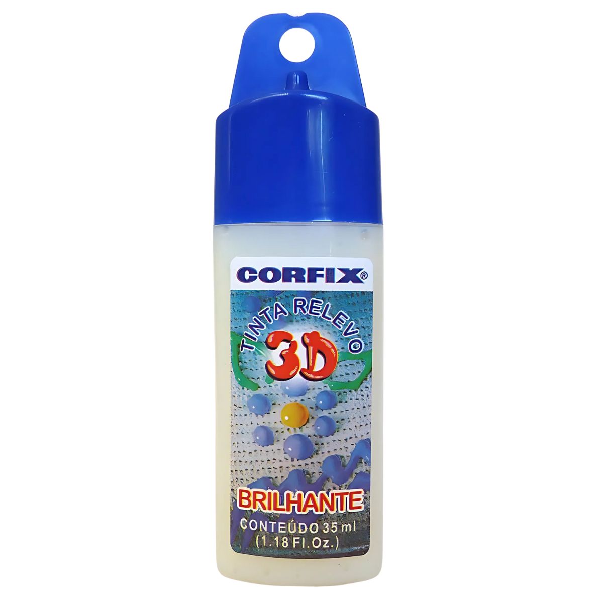 Tinta Relevo 3D Corfix Brilhante 35ml - 14400