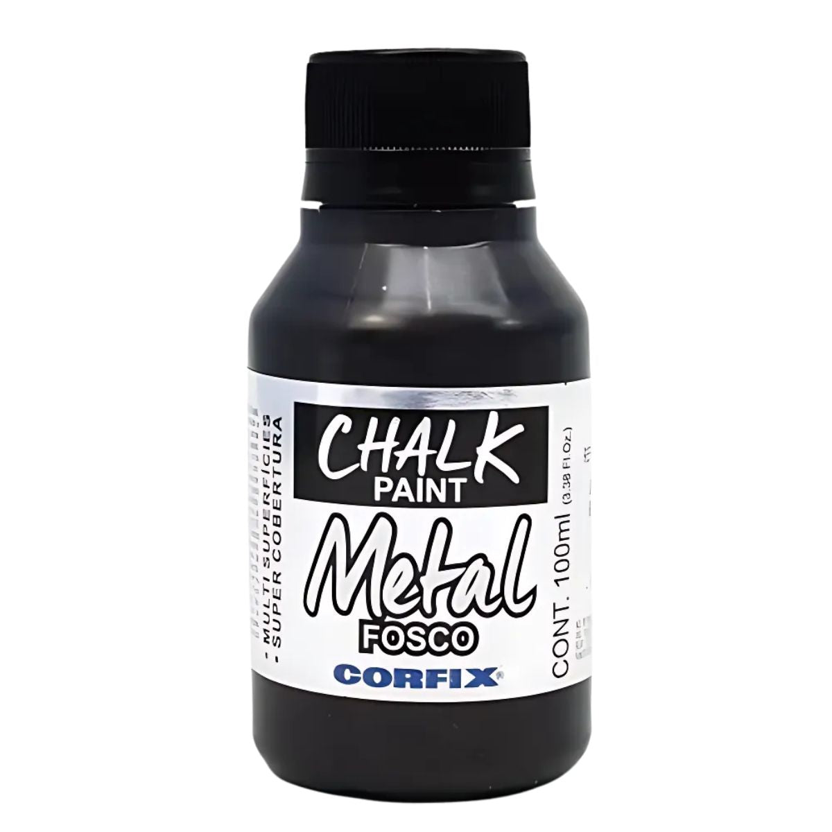 Tinta Chalk Paint Metálica Fosca Corfix 100ml - 23111
